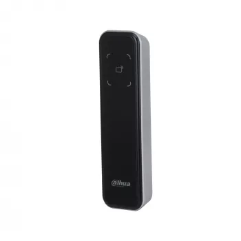 Lettore per controllo accessi DAHUA DHI-ASR2200A-D — lettore base, 12 V DC, 1,7 W, 135×40×15 mm, nero