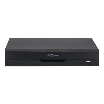 Videoregistratore digitale DAHUA XVR5108HS-4KL-I3/T — DVR 8 canali, H.265/H.264, SATA fino a 16 TB, Gigabit Ethernet, 12 V DC, nero