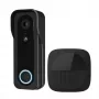 Videocitofono TRUST DOORCAM-3000 nero, 3 MP, Wi-Fi 2,4 GHz, microSD fino a 256 GB, batteria/USB (8–24 V)