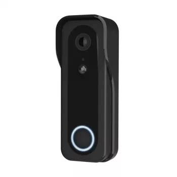 Videocitofono TRUST DOORCAM-3000 nero, 3 MP, Wi-Fi 2,4 GHz, microSD fino a 256 GB, batteria/USB (8–24 V)