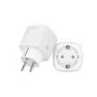 TRUST 71301 presa intelligente – presa Wi-Fi per interni, 3000 W, bianco, 52×52×86 mm