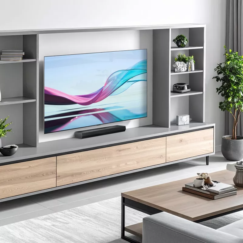 Soundbar LG S20A 2.0 canali, 50 W, Bluetooth SBC/AAC, con filo e senza fili, nero, 650×99×63 mm