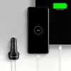 Caricabatterie da auto AXAGON PWC-PQ48, 48 W, USB-C (PD3.0) + USB-A (QC4+), ingresso 12–24 V, nero
