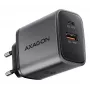 Alimentatore AXAGON ACU-PQ67, 67W, PD3.0 + QC4+, 1x USB-C + 1x USB-A, 100–240V, grigio/nero