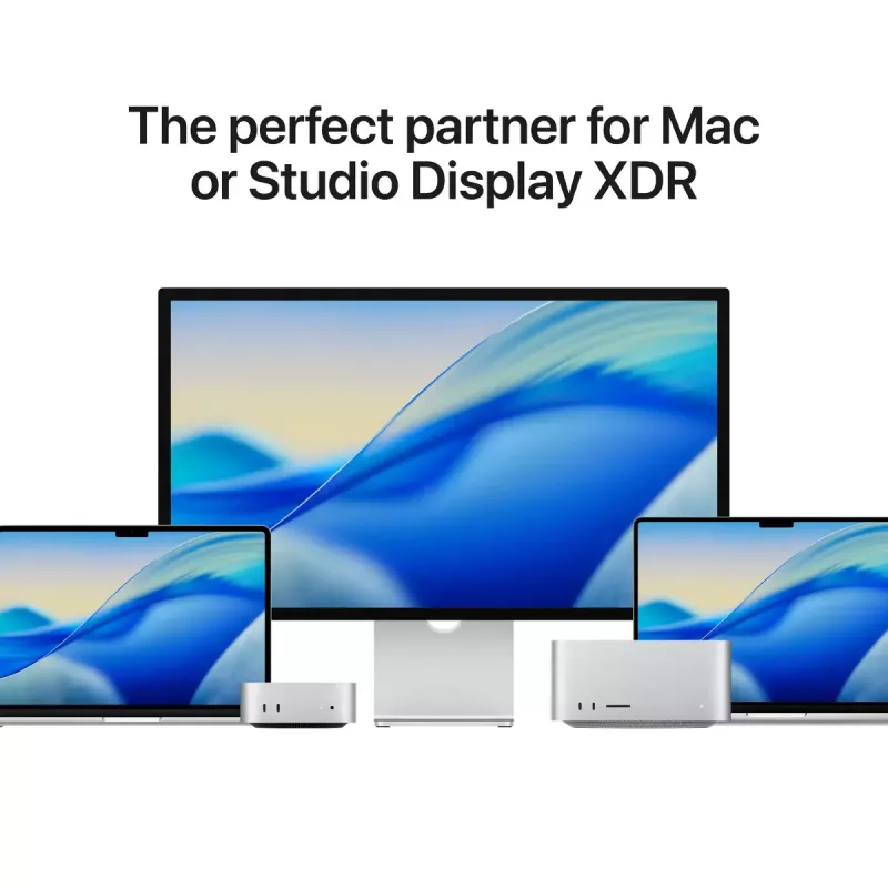 Monitor Apple Studio Display 27 pollici 5K Ultra HD (5120×2880), LED, supporto regolabile in inclinazione, argento