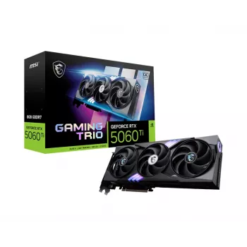 Scheda grafica MSI GeForce RTX 5060 Ti 8G GAMING TRIO OC — 8 GB GDDR7, 128-bit, PCIe 5.0, 3 ventole