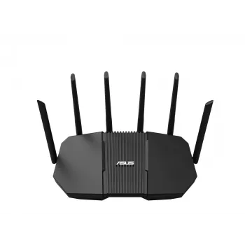 Router da tavolo ASUS RT-BE90U BE9400 AiMesh — tri-band Wi-Fi 7 (2,4/5/6 GHz), 9400 Mbit/s, 2,5 Gigabit Ethernet, 4× RJ-45 LAN, USB, nero