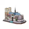 Puzzle 3D CubicFun Notre Dame (luce) — modello DA-20509, edizione leggera illuminata