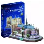 Puzzle 3D CubicFun Notre Dame (luce) — modello DA-20509, edizione leggera illuminata