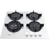 Whirlpool AKT 625/WH nero, bianco da incasso 60 cm gas 4 zone
