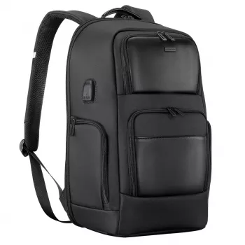 Zaino per laptop MODECOM CREATIVE 15.6 pollici — custodia protettiva per laptop da 15.6 pollici, tasche multiple, spallacci imbottiti