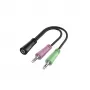 Cavo audio Hama 00200351 0,15 m 3,5 mm TRS 2 x 3,5 mm nero