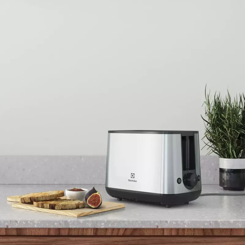 Electrolux E3T1-3ST 7 2 fette 800 W grigio, acciaio inox