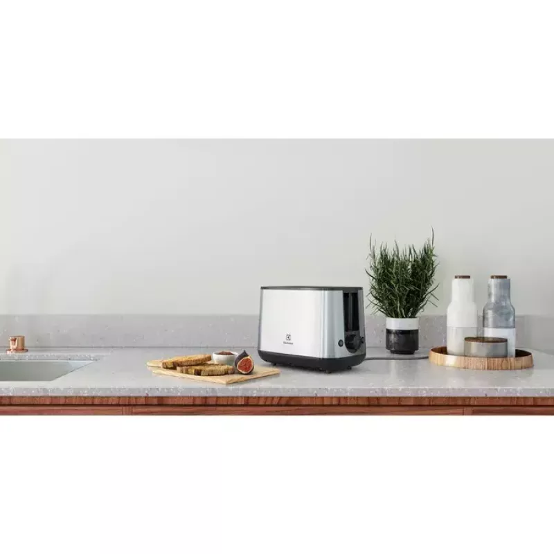 Electrolux E3T1-3ST 7 2 fette 800 W grigio, acciaio inox