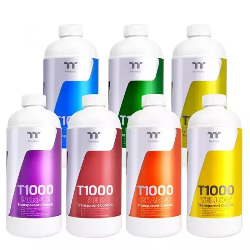 Liquido refrigerante Thermaltake T1000 pronto all'uso 1 L, a base di propandiolo, verde