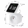 Timer digitale GreenBlue GB610E, carico max 16A, IP20, cicli on/off programmabili