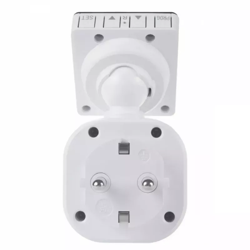 Timer digitale GreenBlue GB610E, carico max 16A, IP20, cicli on/off programmabili