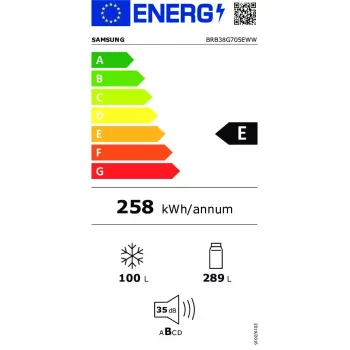 Frigorifero da incasso Samsung BRB38G705EWW 389 L