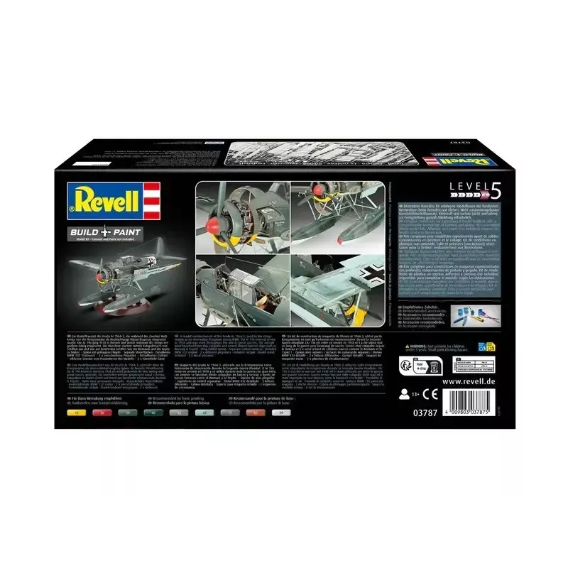 Kit di montaggio modello in plastica REVELL ARADO AR 196A-3 idrovolante in scala 1:32