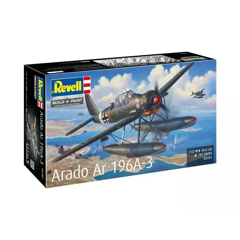Kit di montaggio modello in plastica REVELL ARADO AR 196A-3 idrovolante in scala 1:32