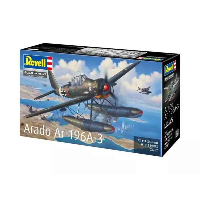 Kit di montaggio modello in plastica REVELL ARADO AR 196A-3 idrovolante in scala 1:32