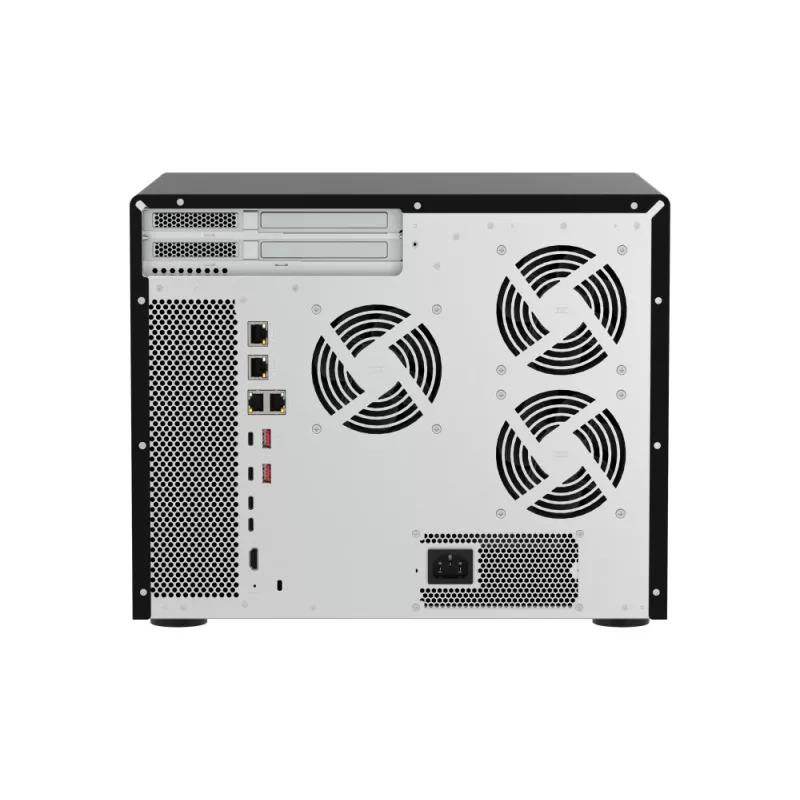 NAS/server di storage QNAP TVS-AIH1688ATX-U7-32G Tower 32 GB DDR5 0 TB QuTS hero Black