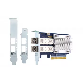 Scheda di rete QNAP QXP-32G2FC con velocità massima di trasferimento dati 32000 Mbit/s