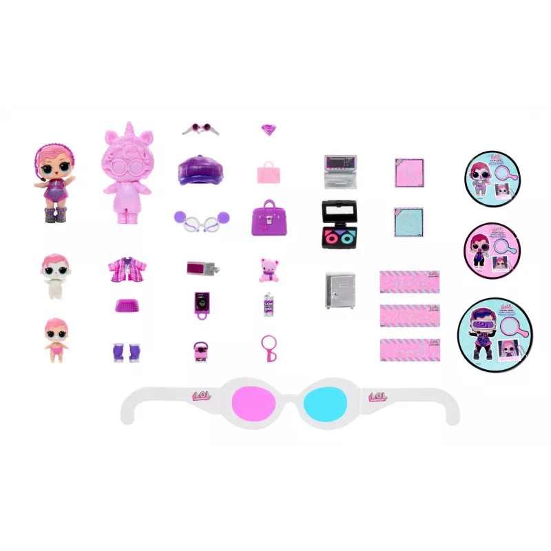 Mini bambola L.O.L. Surprise! Eye Spy Ultimate Unboxing multicolore