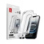 Pellicola protettiva in vetro temperato Crong EasyShield 2-Pack Full Glue per iPhone 16e / iPhone 14 / iPhone 13 / iPhone 13 Pro, alluminosilicato, lucida