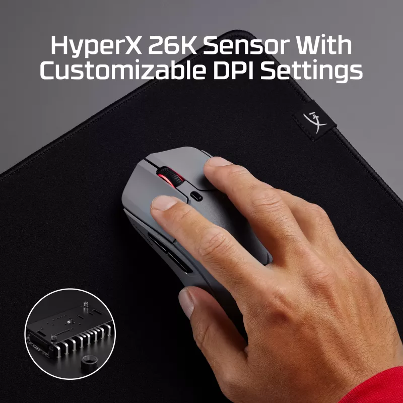 HyperX Pulsefire Haste 2 Pro - Mouse gaming wireless 4K