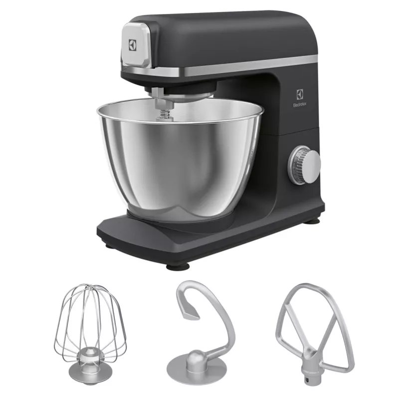 Electrolux E5KM1-6GBP robot da cucina 1200 W 5 L nero, grigio