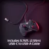 HyperX Clutch Tanto Mini WD Controller da gaming, joystick, Xbox, Xbox One, con filo, USB, nero, 2,95 m