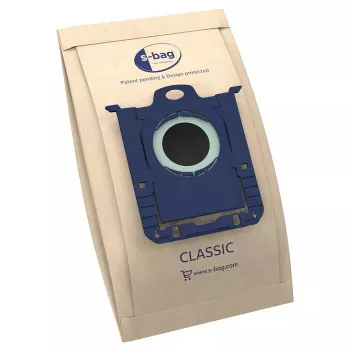Sacchetti per polvere Electrolux E200S per aspirapolvere universale, confezione da 5, blu/grigio