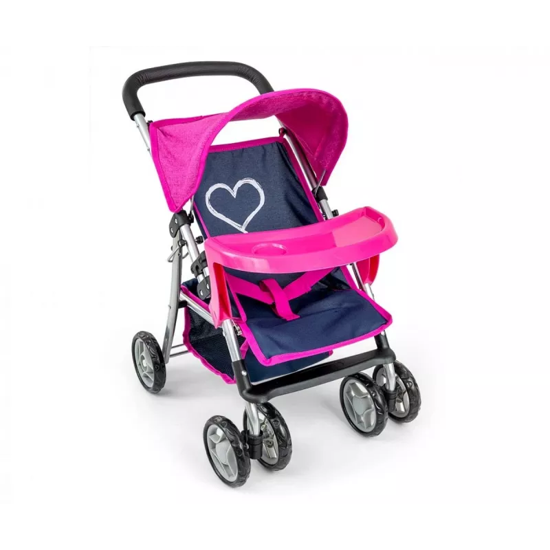 Passeggino milly mally Kate Prestige Navy – passeggino per bambole, modello 4752, blu navy
