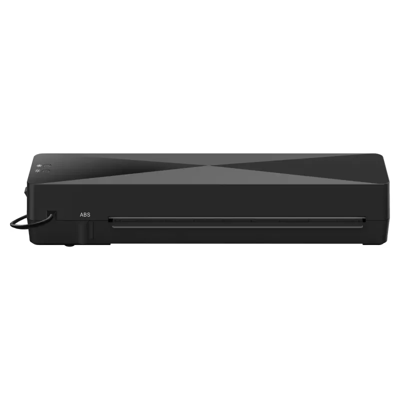 Plastificatrice a freddo/caldo SAVIO LR-01/B — larghezza massima di plastificazione 230 mm, 320 mm/min, 300 W, nero