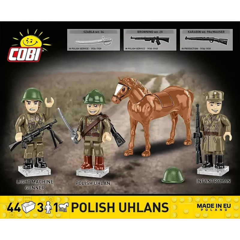 Cobi Blocks Ulani polacchi set di costruzione da 44 pezzi COIB-2062