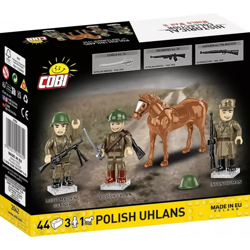 Cobi Blocks Ulani polacchi set di costruzione da 44 pezzi COIB-2062
