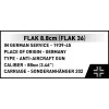 Cobi Blocks Sd.Kfz.8 con 8,8 cm Flak 36 set di costruzione, 975 pezzi