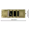 Cobi Blocks Sd.Kfz.8 con 8,8 cm Flak 36 set di costruzione, 975 pezzi