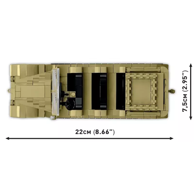 Cobi Blocks Sd.Kfz.8 con 8,8 cm Flak 36 set di costruzione, 975 pezzi