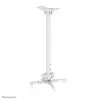 Supporto a soffitto per proiettore Neomounts CL25-550WH1 – H 74,5-114,5 cm – Easy-Install – completamente orientabile