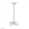 Supporto a soffitto per proiettore Neomounts CL25-550WH1 – H 74,5-114,5 cm – Easy-Install – completamente orientabile
