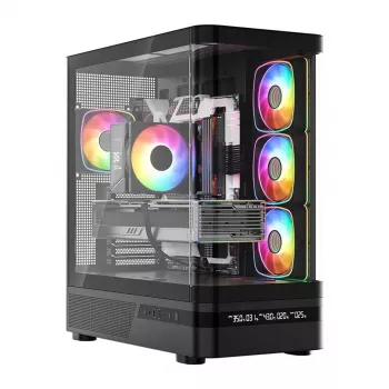 Case per computer MODECOM VOLCANO AQ200 ARGB MIDI nero