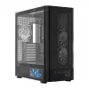 Case per PC MODECOM VOLCANO AQ400 ARGB MIDI nero — MODECOM MC-A-AQ400-4FA-B