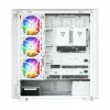 Case per computer MODECOM VOLCANO AQ400 ARGB MIDI Tower, bianco