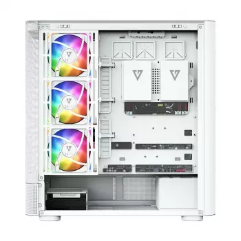 Case per computer MODECOM VOLCANO AQ400 ARGB MIDI Tower, bianco