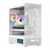 Case per computer MODECOM VOLCANO AQ400 ARGB MIDI Tower, bianco