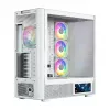 Case per computer MODECOM VOLCANO AQ400 ARGB MIDI Tower, bianco