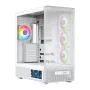 Case per computer MODECOM VOLCANO AQ400 ARGB MIDI Tower, bianco