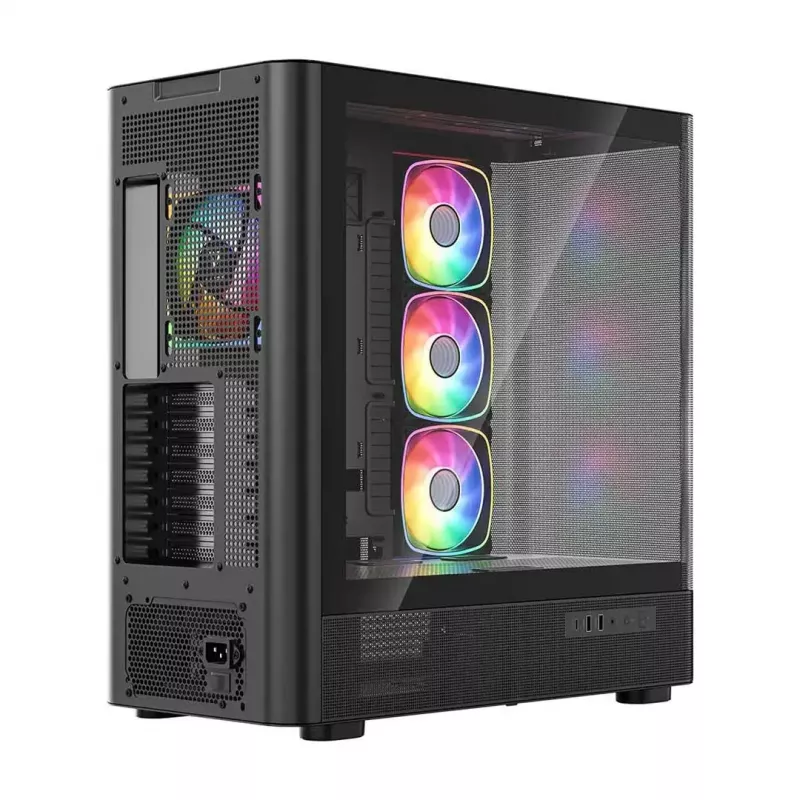Case per computer MODECOM VOLCANO AQ500 ARGB MIDI nero